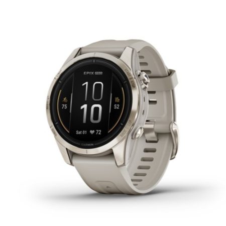 Garmin Epix Pro Gen2 Sapphire Krémarany/Homokkő szíj 42mm