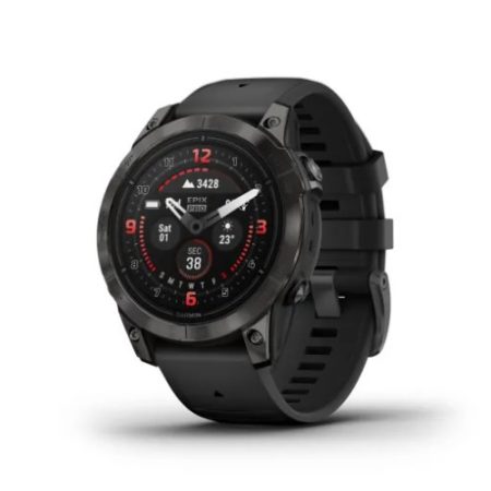 Garmin Epix Pro Gen2 Sapphire Karbonszürke DLC/Fekete szíj 47mm