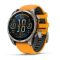   Garmin Fenix 8 AMOLED 47mm Sapphire Titánium Narancs/Grafitszürke szilikon szíj