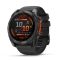   Garmin Fenix 8 AMOLED 51mm Sötétszürke/Fekete szilikon szíj 